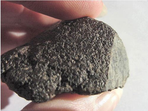Une météorite qui s'est écrasée sur Terre